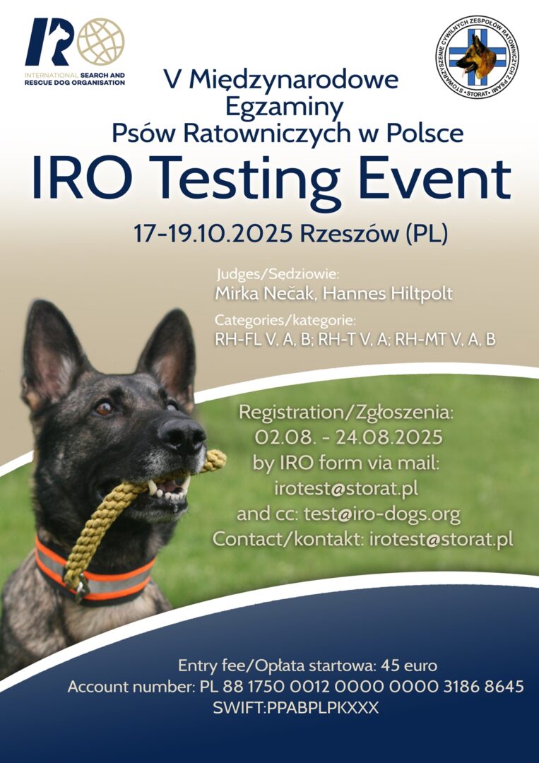 Egzaminy IRO 17-19.10.2025